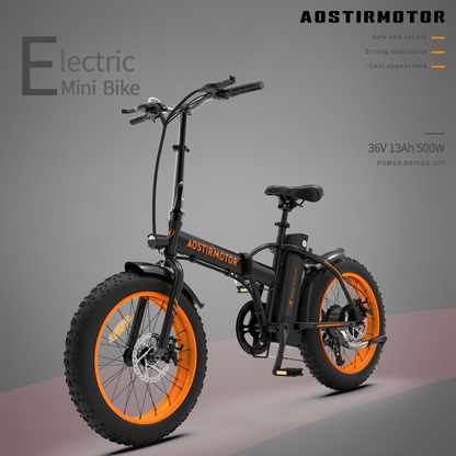 Aostirmotor A20 Fat Tire Folding Ebike