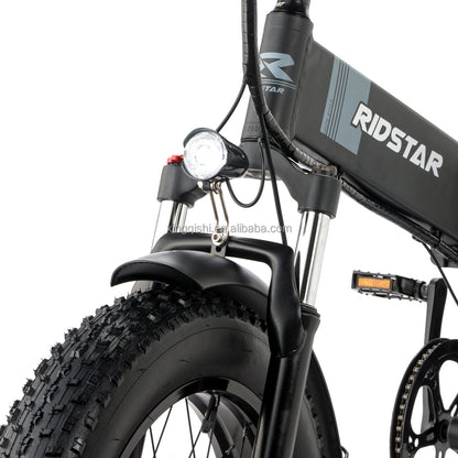 Ridstar H20 1000W Fat Tire Folding Ebike