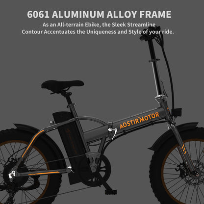 Aostirmotor A20 Fat Tire Folding Ebike