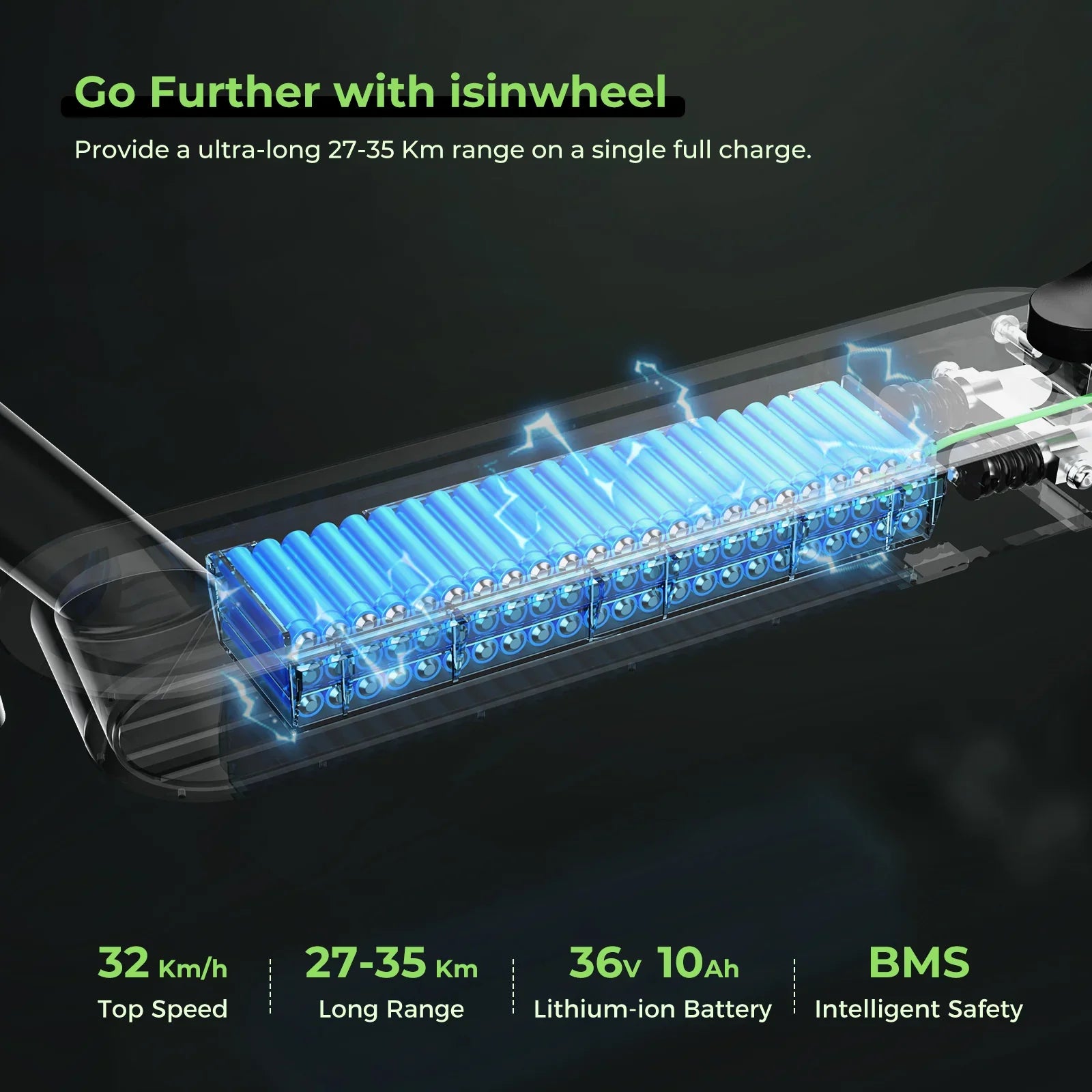 Isinwheel S9 MAX 500W Electric Scooter