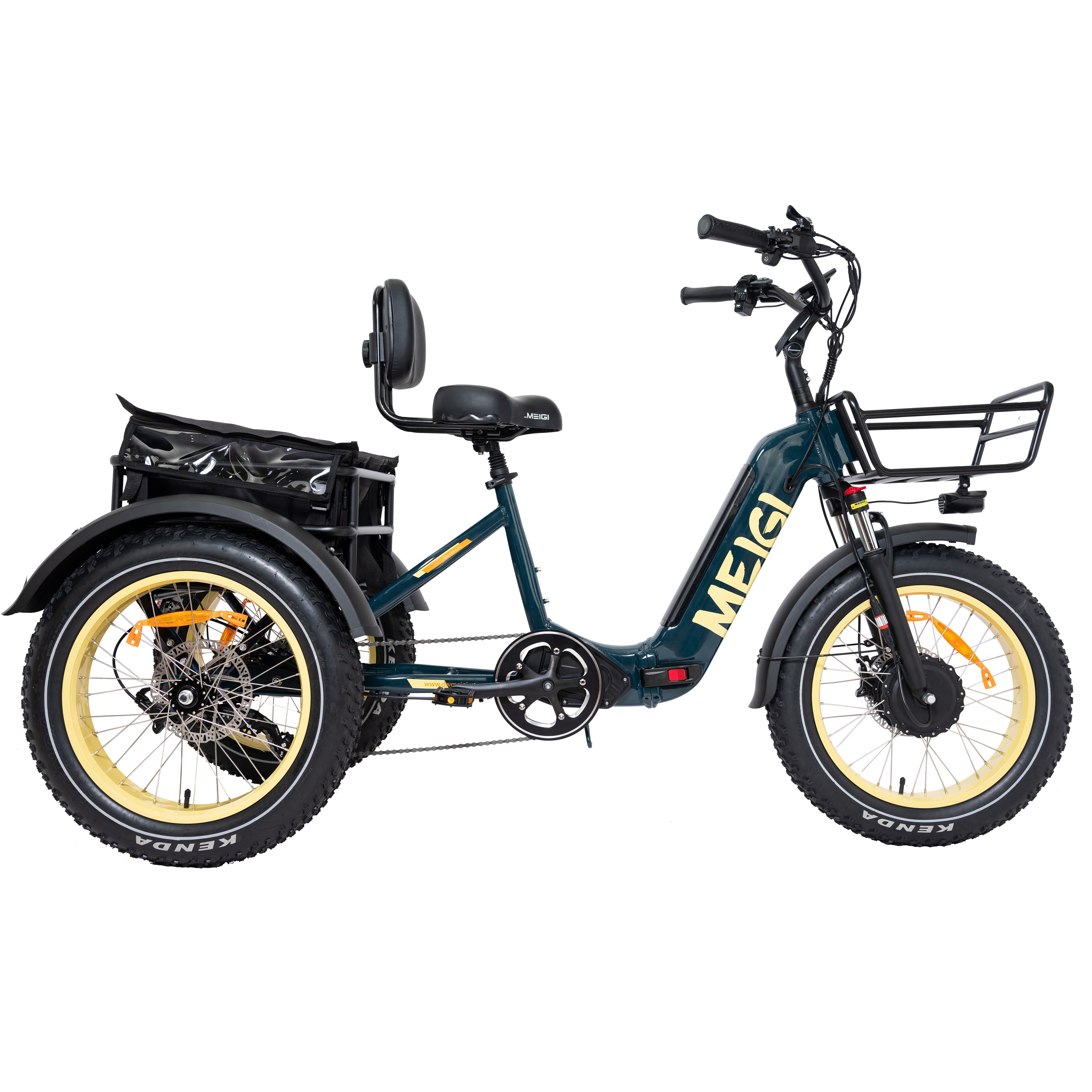 Meigi Silverado Fat Tire Folding Electric Trike