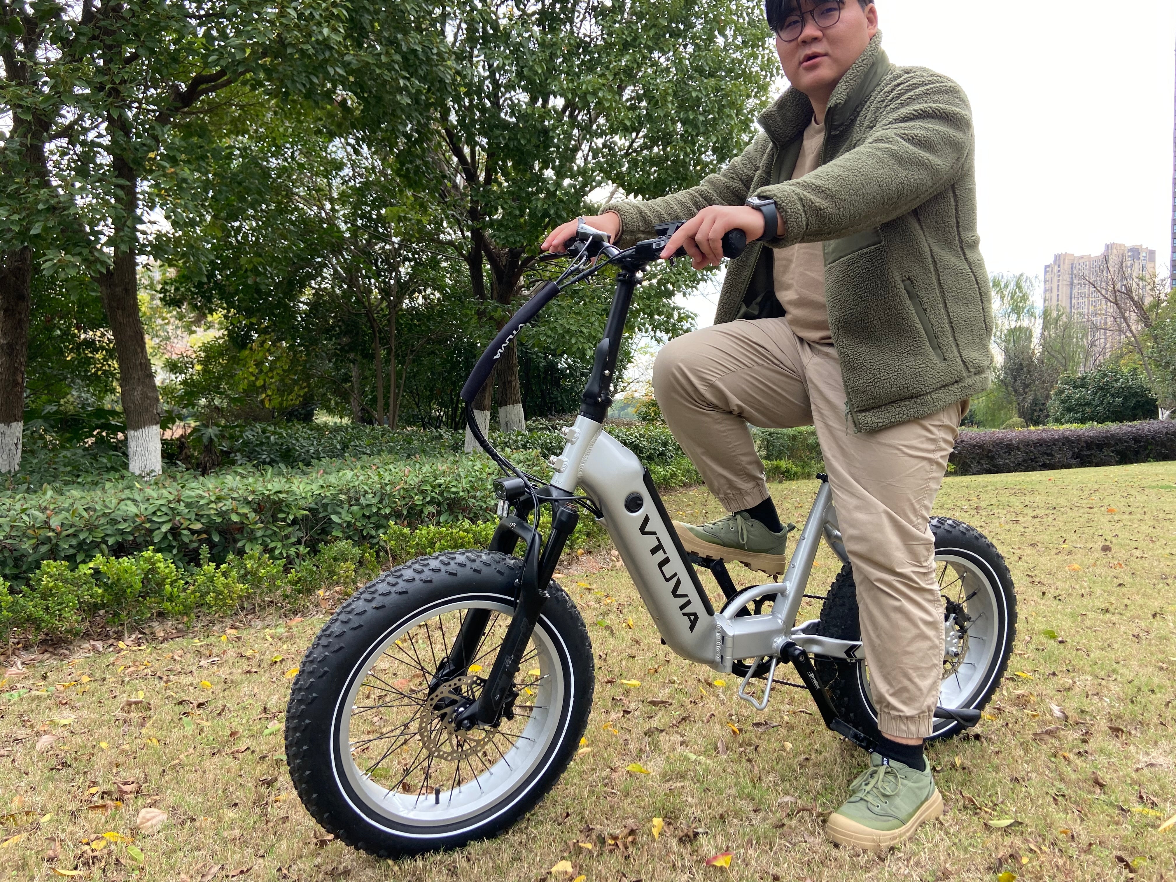 Vtuvia Antelope 750W Fat Tire Step Thru Folding Ebike