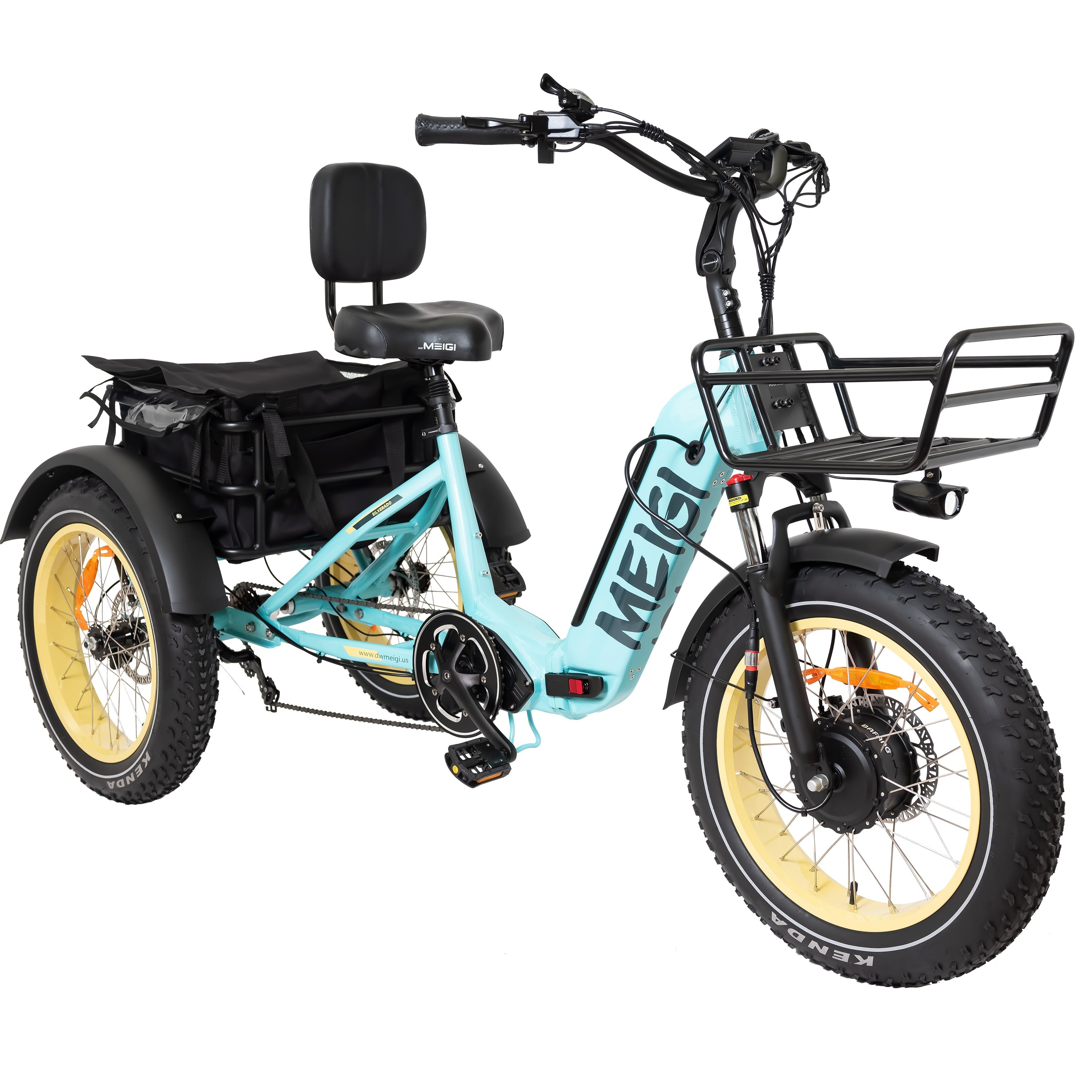 Meigi Silverado Fat Tire Folding Electric Trike