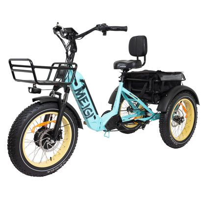 Meigi Silverado Fat Tire Folding Electric Trike