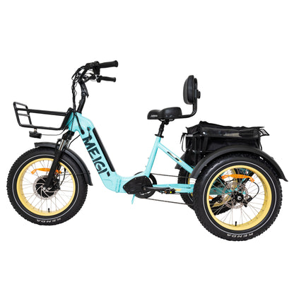 Meigi Silverado Fat Tire Folding Electric Trike