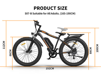 Aostirmotor S07 Fat Tire Mountain Ebike