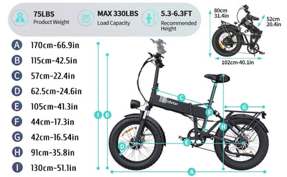 Ridstar H20 Pro size