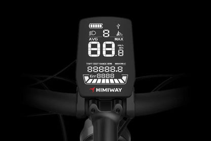 Himiway Rhino ebike display