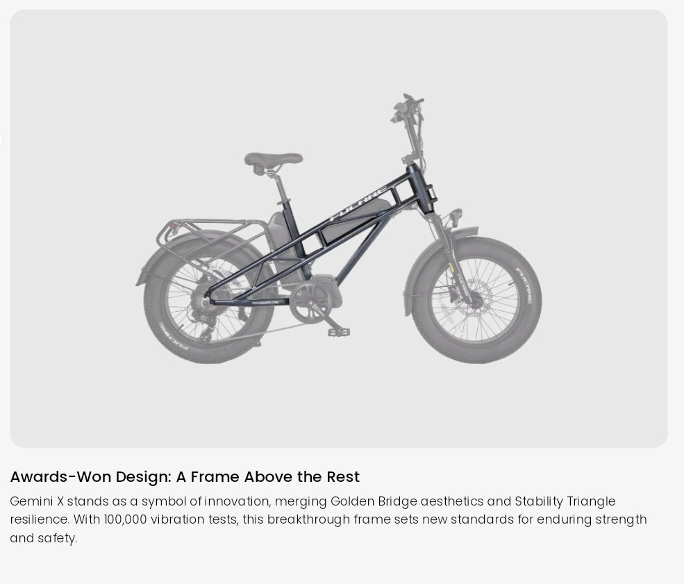 Fucare Gemini X 1000W Dual Battery Ebike