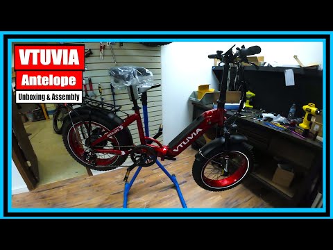 Vtuvia Antelope 750W Fat Tire Step Thru Folding Ebike