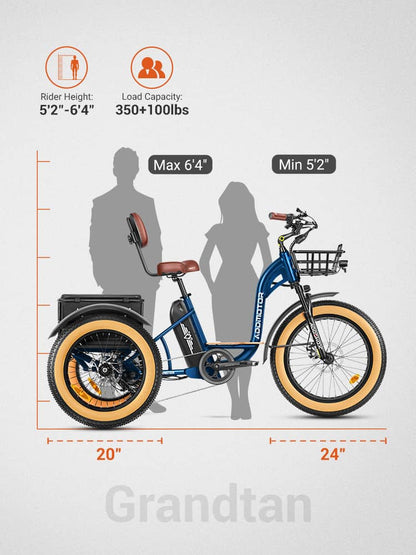 Grandtan II 750W 2024
Electric trike