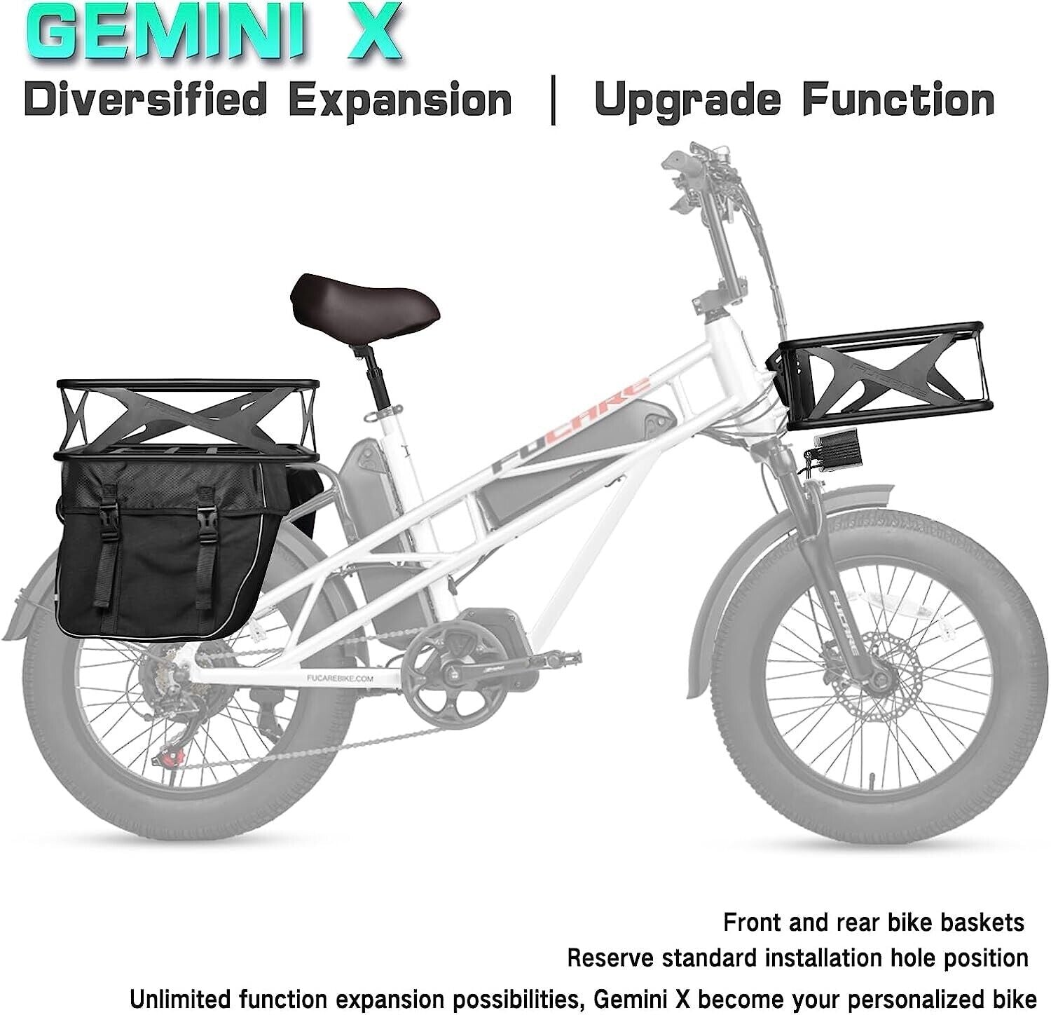 Fucare Gemini X 1000W Dual Battery Ebike